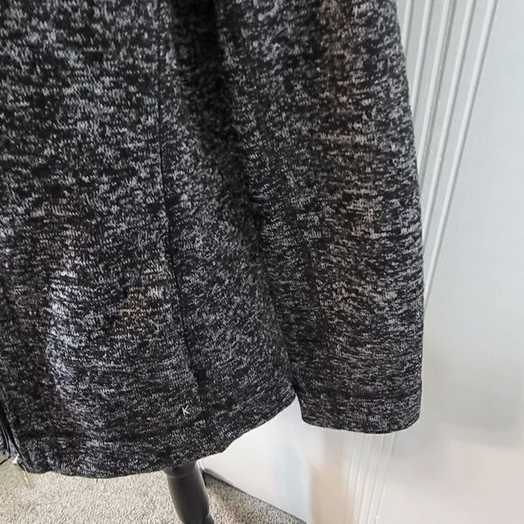 Calvin Klein Women's Gray & Black Cardigan Sweater - Picture 9 of 15